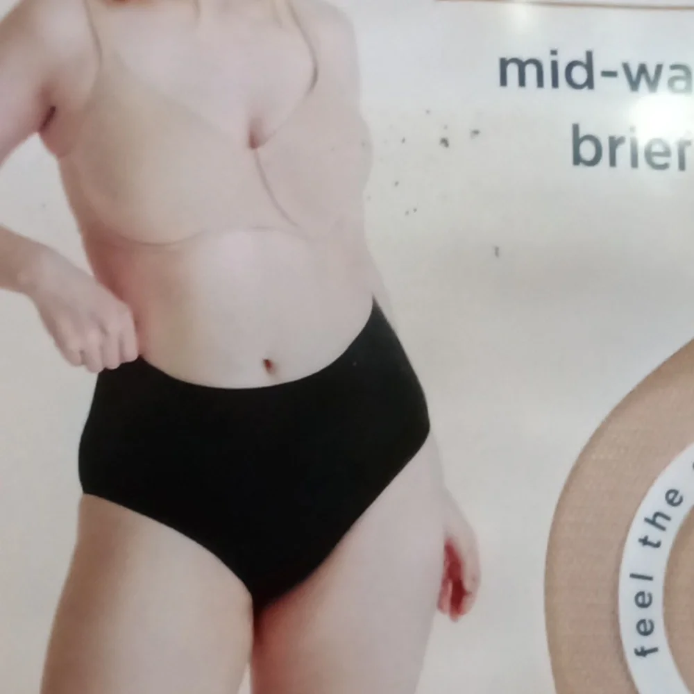 Jockey Women's Beige Tan Mid Waist 2 Pack Briefs - Picture 11 of 16